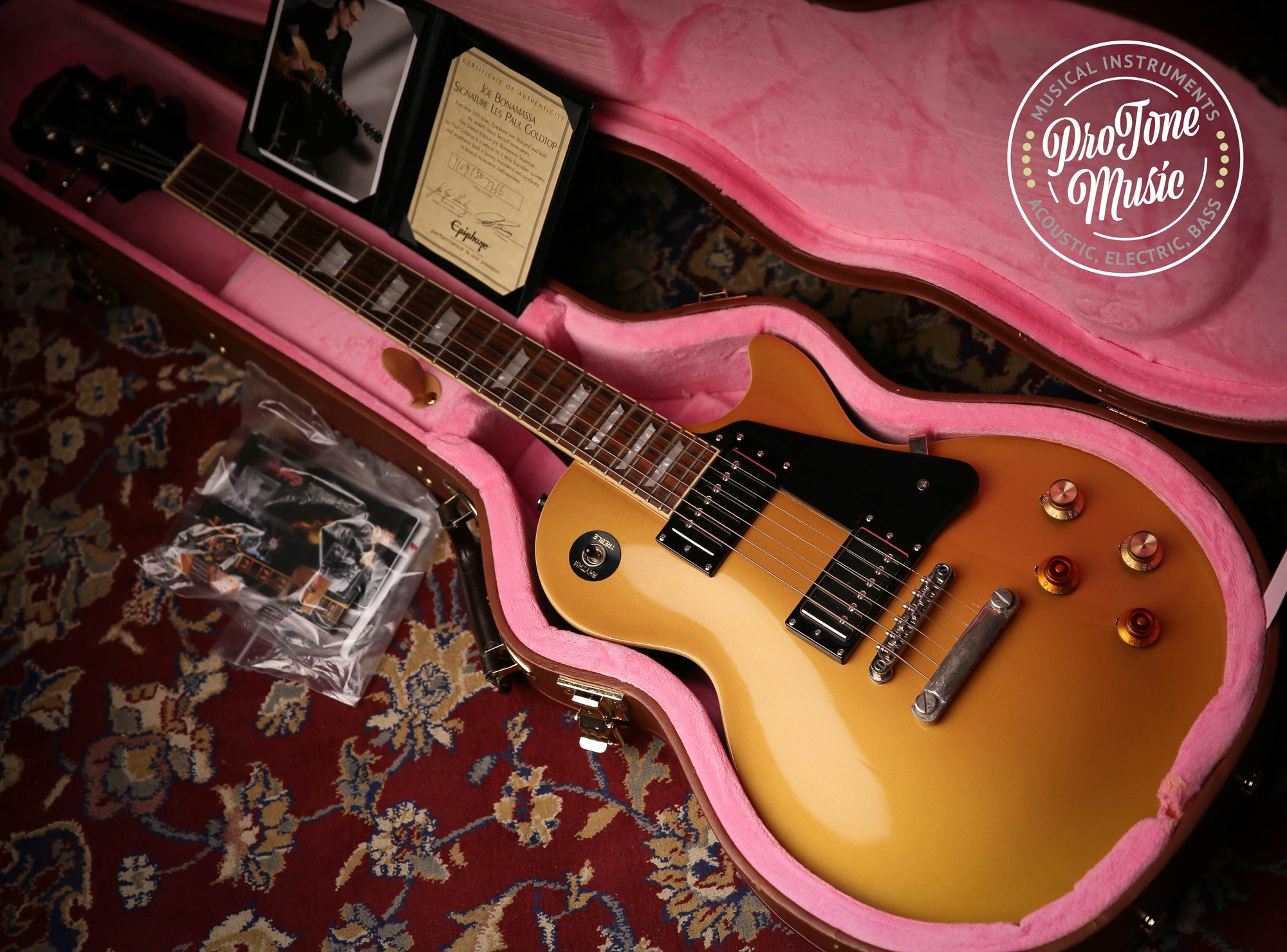 Epiphone joe clearance bonamassa goldtop