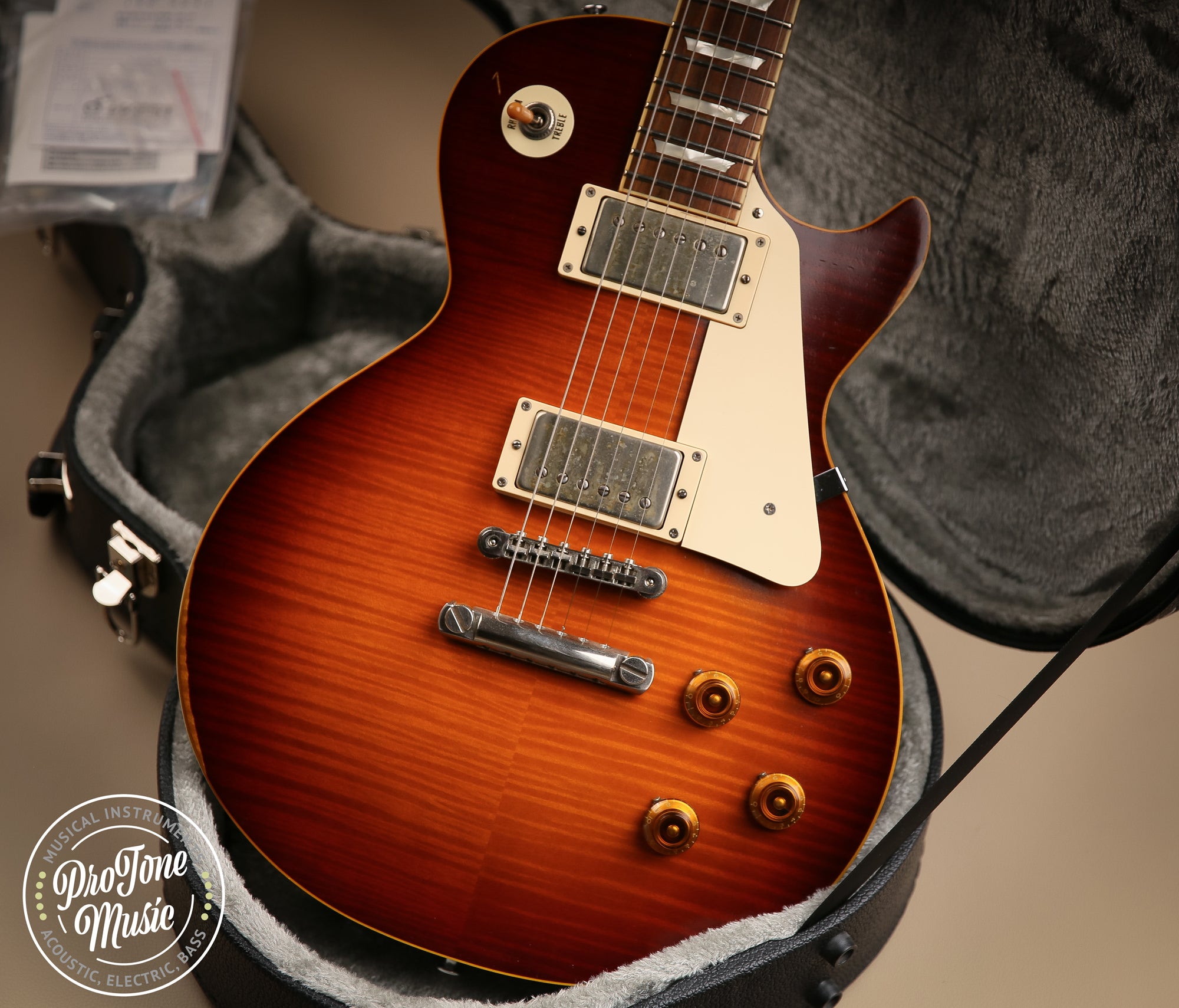 Edwards E-LP-130 ALS Reissue Aged Tobacco Sunburst | ProTone Music Limited