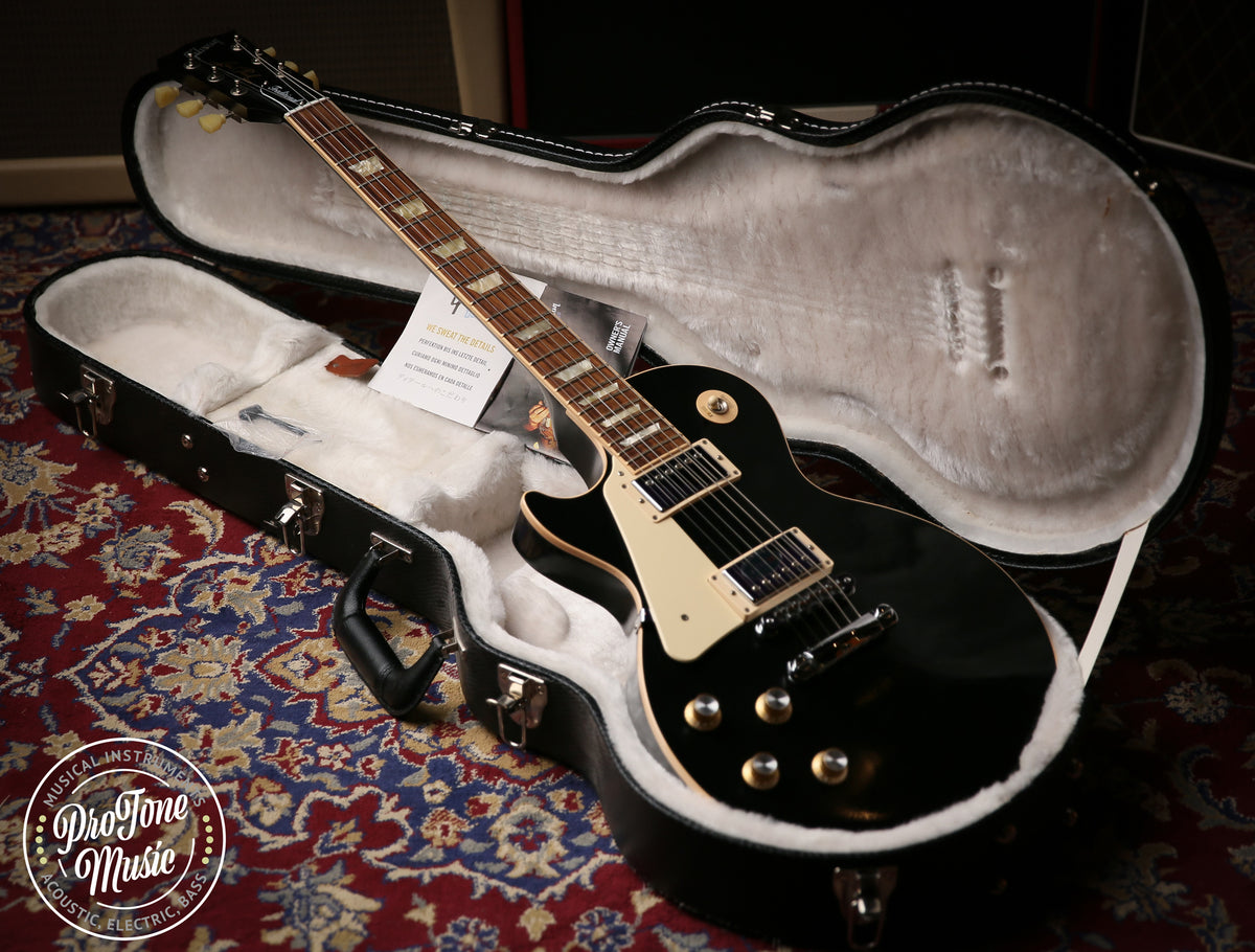 2012 Gibson USA Les Paul Traditional Left Handed Black Satin