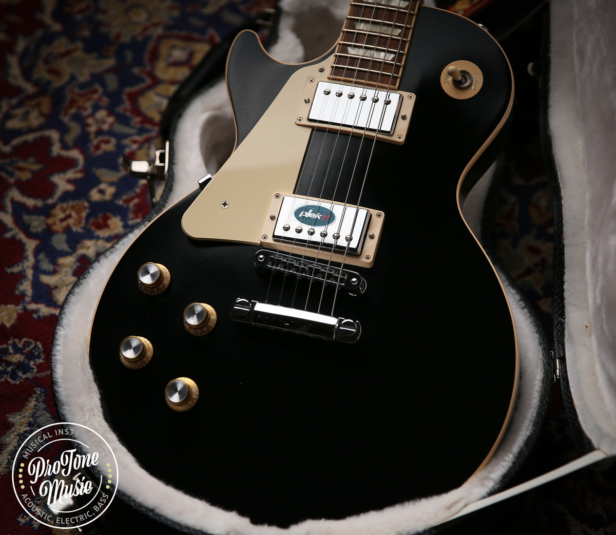 2012 Gibson USA Les Paul Traditional Left Handed Black Satin