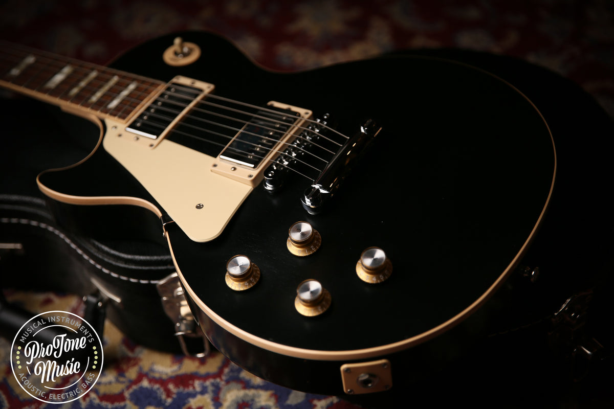 2012 Gibson USA Les Paul Traditional Left Handed Black Satin