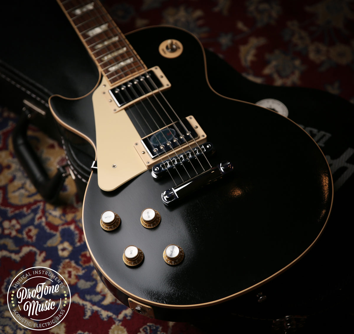 2012 Gibson USA Les Paul Traditional Left Handed Black Satin