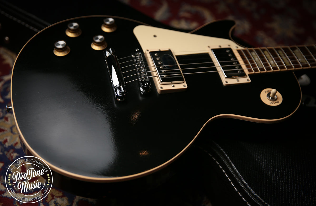 2012 Gibson USA Les Paul Traditional Left Handed Black Satin