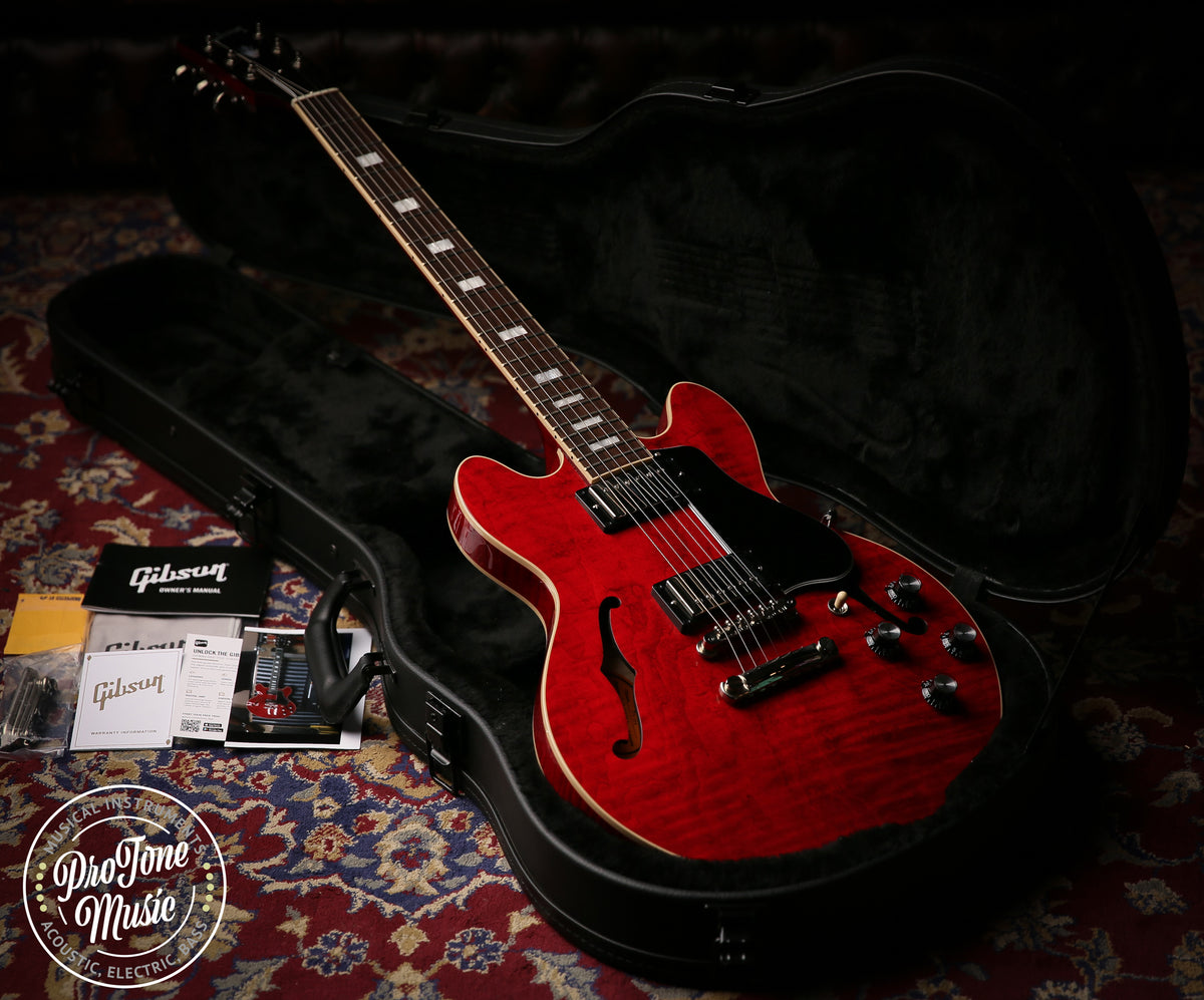 2023 Gibson USA ES-339 Figured Sixties Cherry - ProTone Music