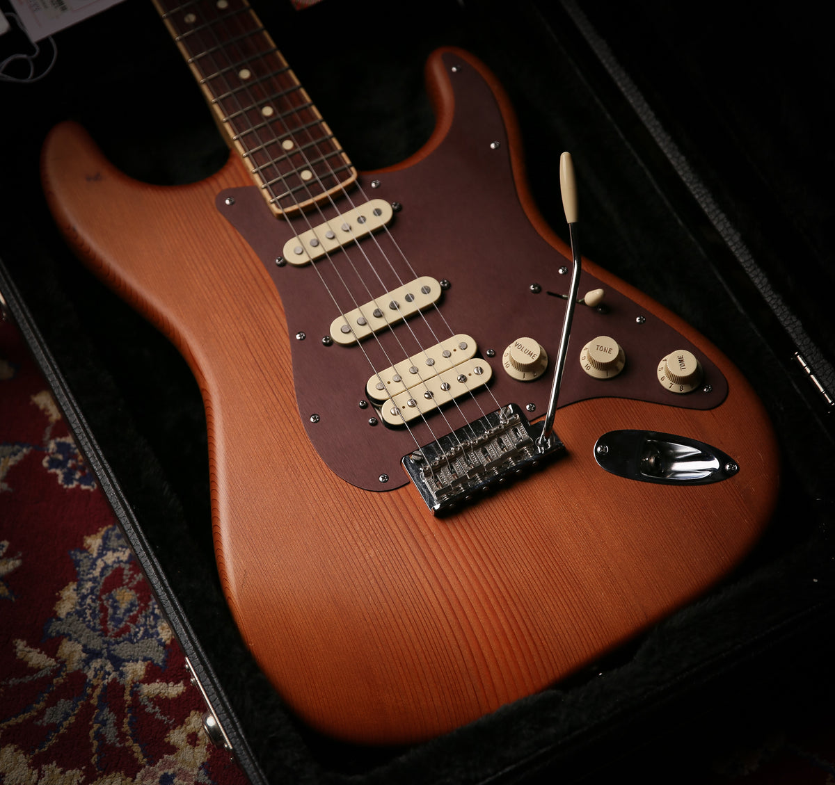 2014 Fender USA Reclaimed Old Growth Redwood Stratocaster Limited Edition - ProTone Music