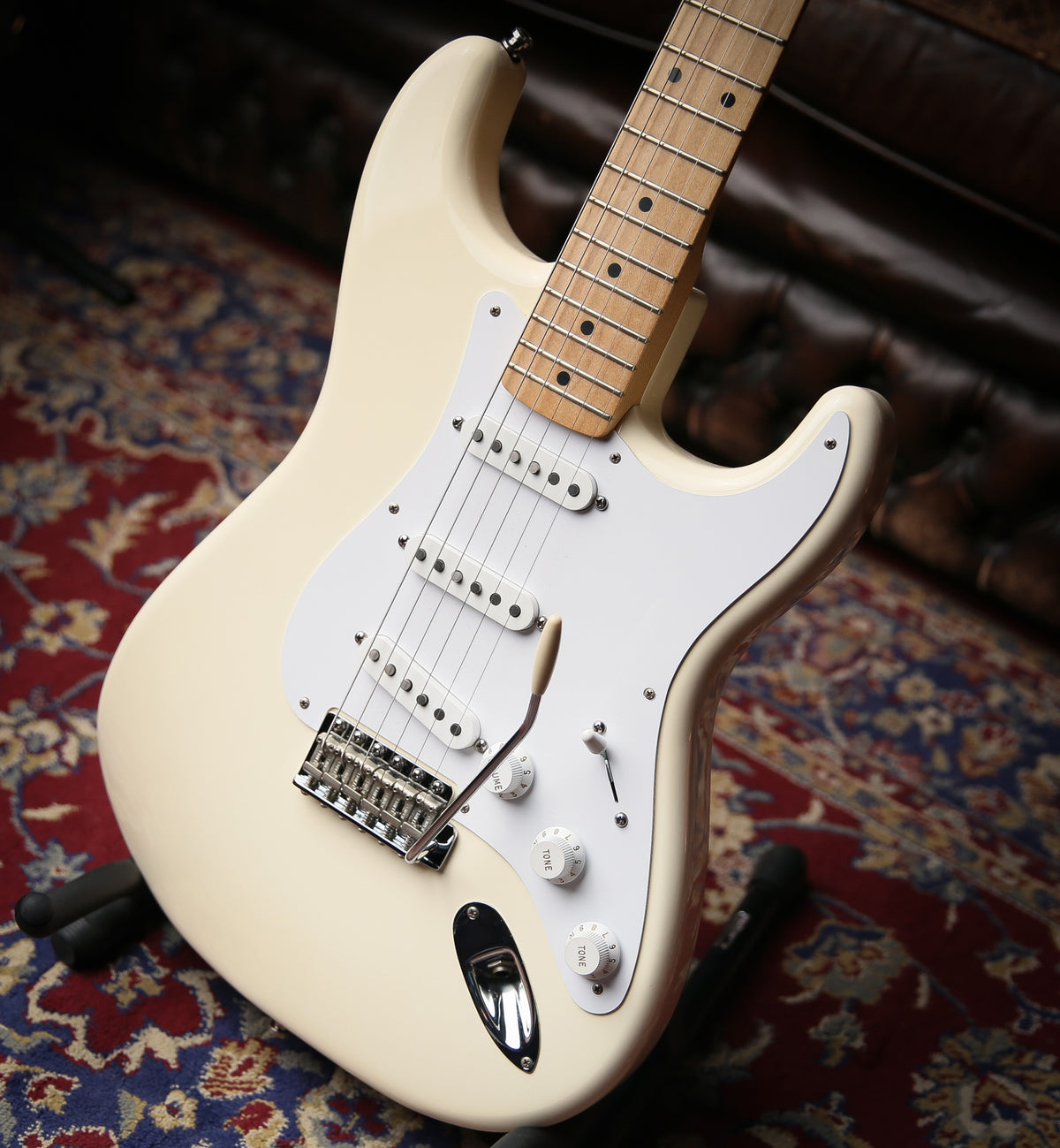 Fender Jimmie Vaughan Tex Mex Signature Stratocaster Olympic White - ProTone Music