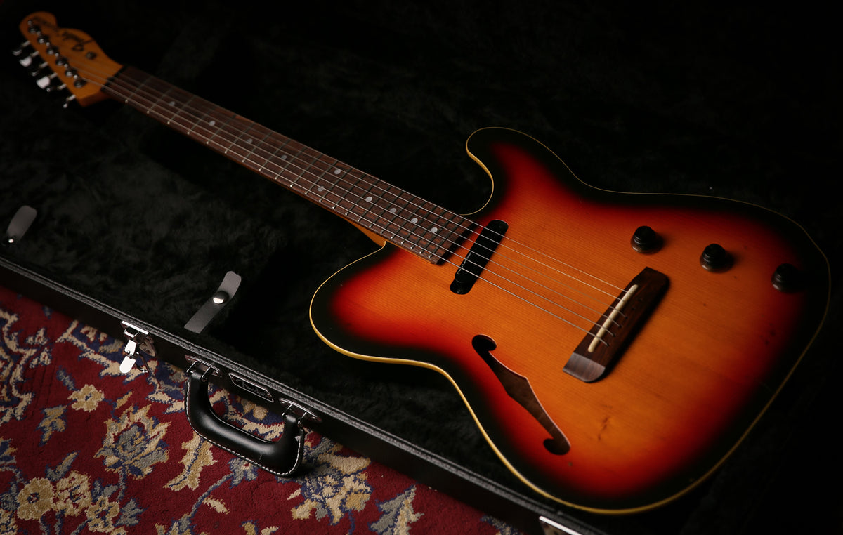 Fender TLAC Telecaster Electric Acoustic Japanese Sunburst &amp; Fender Case