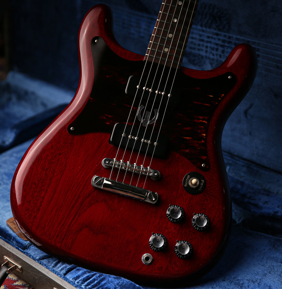 Epiphone 1962 Reissue Custom Historic Wilshire Dark Cherry Red