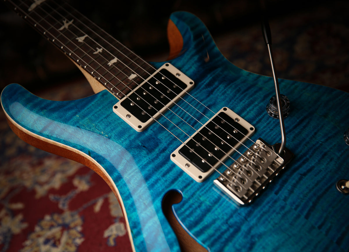 2021 PRS Paul Reed Smith CE24 Semi Hollow Blue Matteo