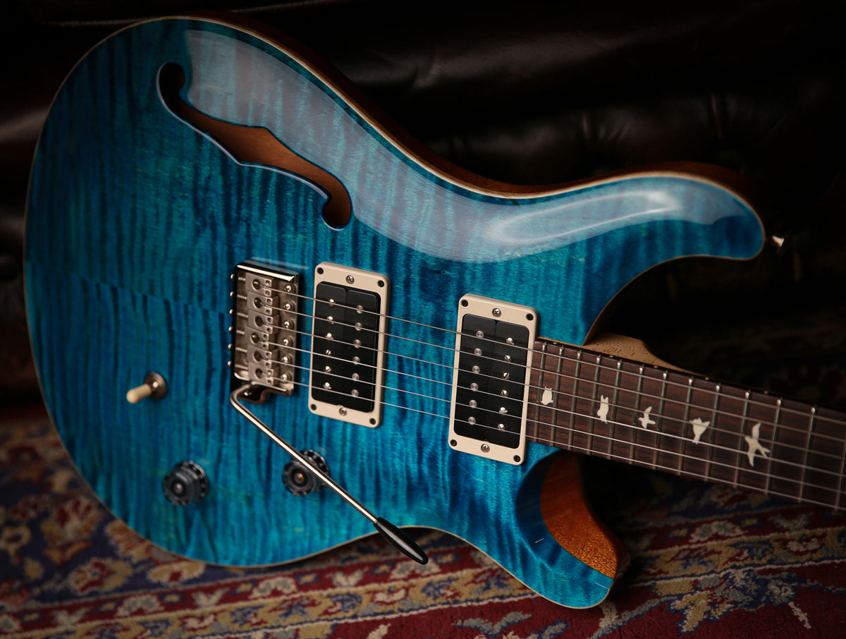 2021 PRS Paul Reed Smith CE24 Semi Hollow Blue Matteo