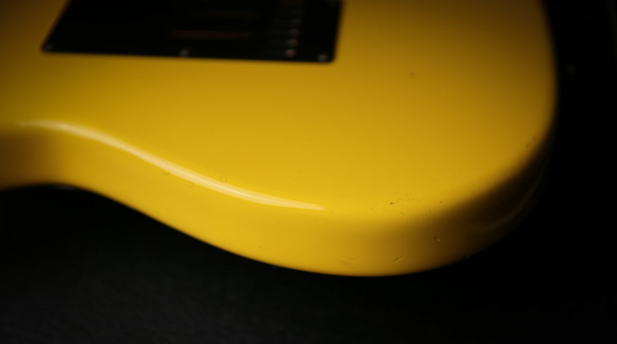 1980s G&amp;L SC-3 Graffiti Yellow Vintage Leo Fender Era