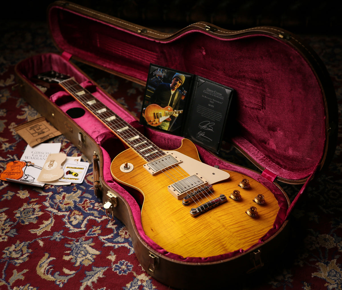 2014 Gibson Custom Shop R9 Joe Bonamassa Skinnerburst VOS