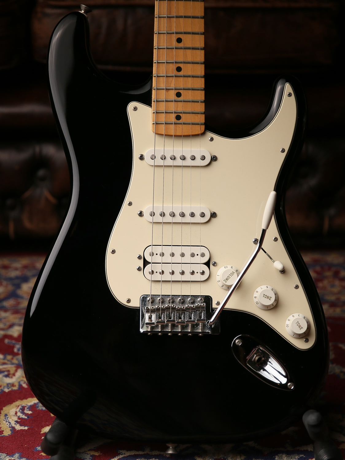 2010 Fender Mexican Standard Stratocaster HSS Black