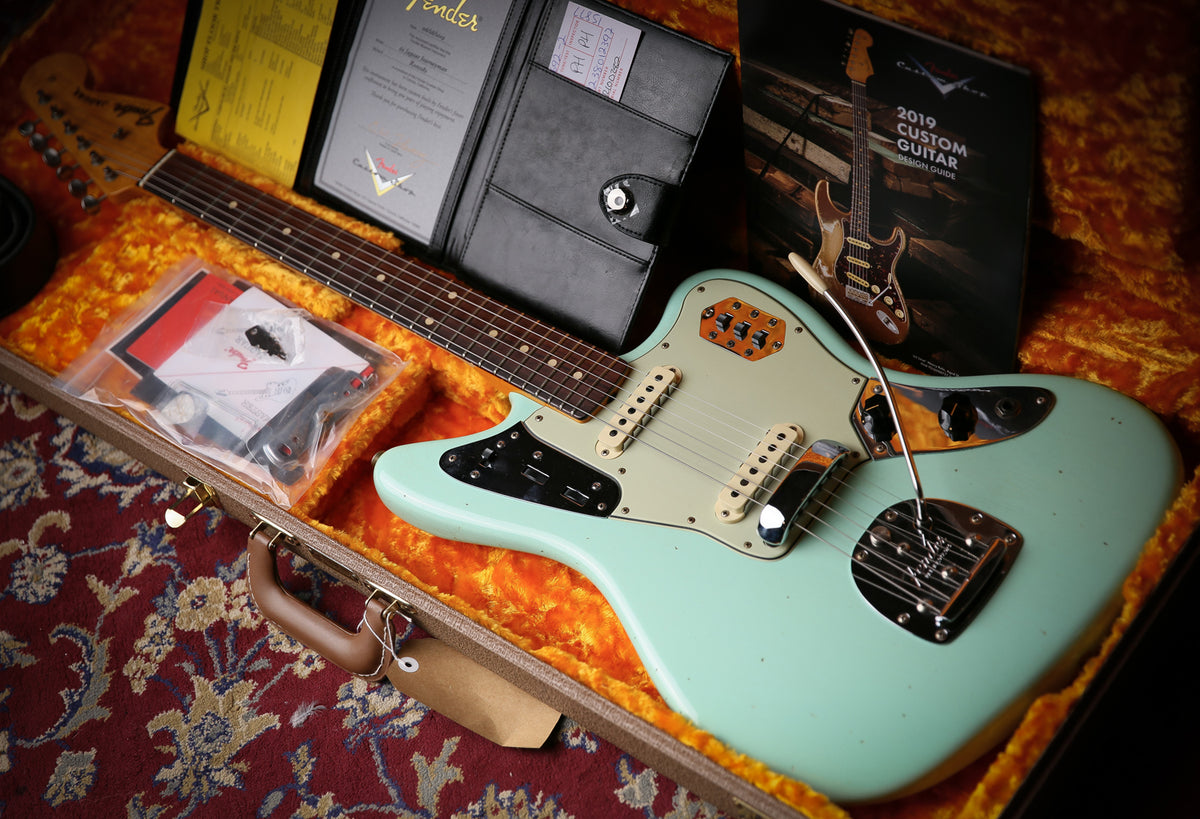 2019 Fender USA Custom Shop 62&#39; Jaguar Journeyman Relic Surf Green