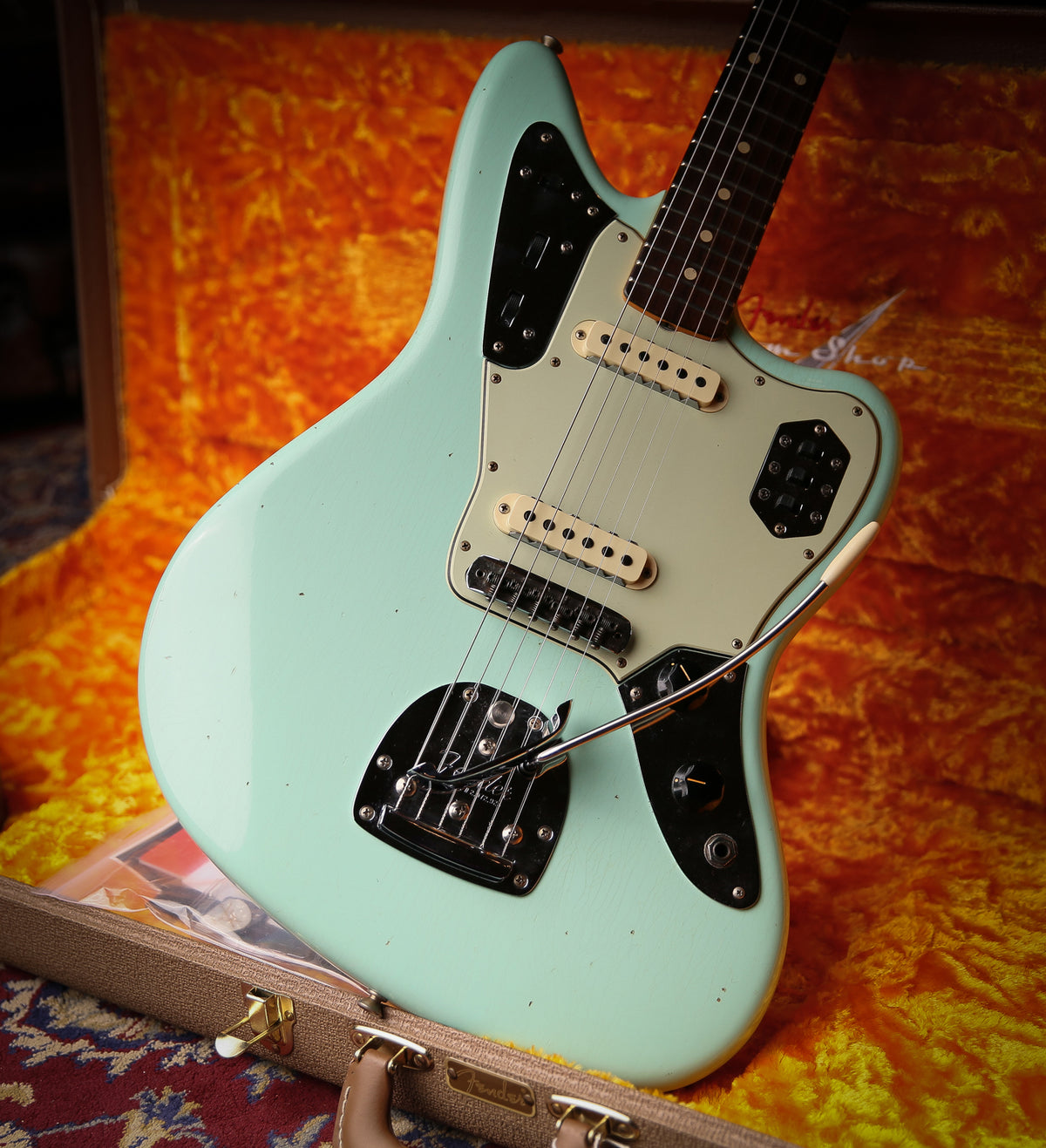 2019 Fender USA Custom Shop 62&#39; Jaguar Journeyman Relic Surf Green