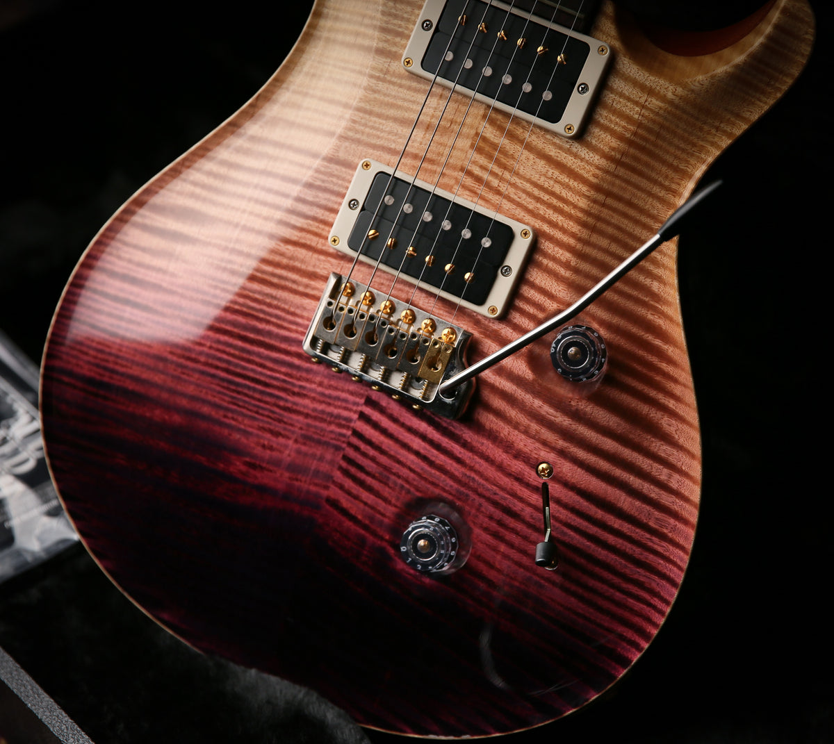 PRS Custom 24 10 Top Custom Colour Purple Fade Finish