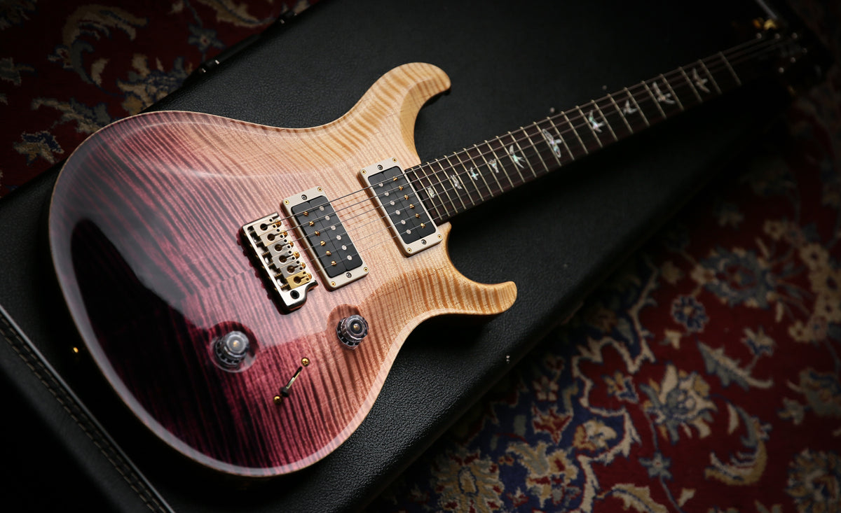 PRS Custom 24 10 Top Custom Colour Purple Fade Finish