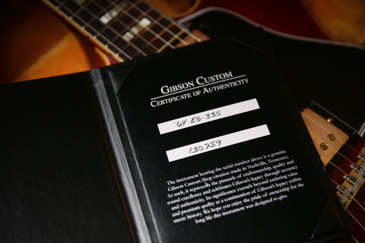 2023 Gibson Custom Shop 1964 Reissue ES-335 VOS 60s Cherry