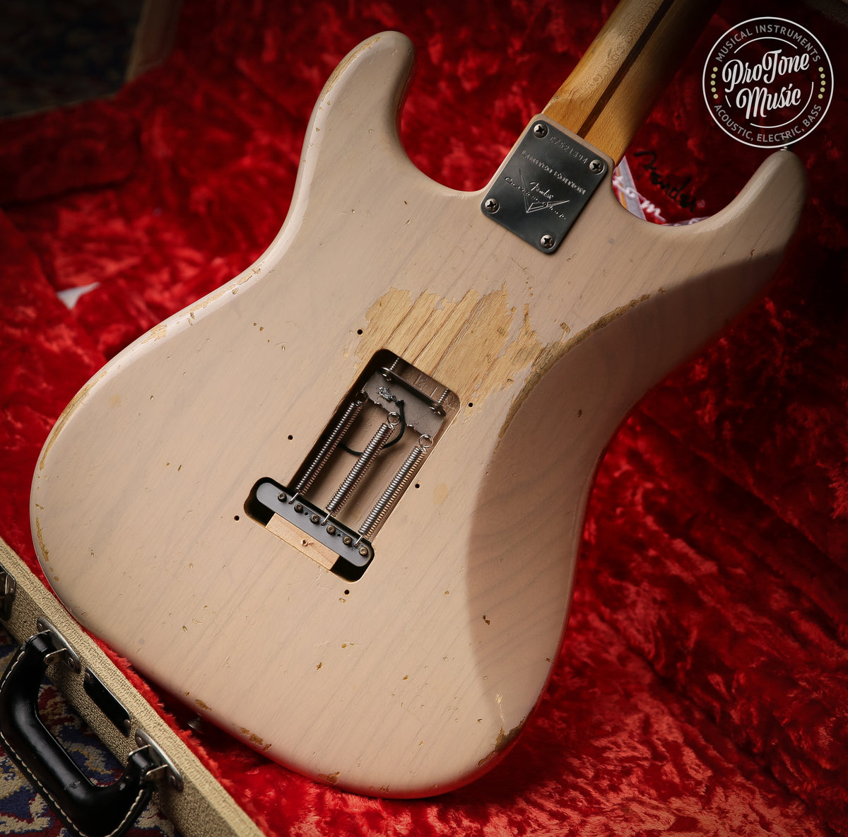 2015 Fender USA Custom Shop 55 Stratocaster Relic Dirty White Blonde