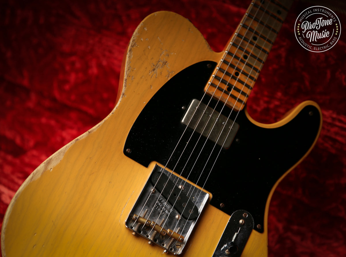 2011 Fender USA Custom Shop 52&#39; Telecaster Heavy Relic Butterscotch Blonde