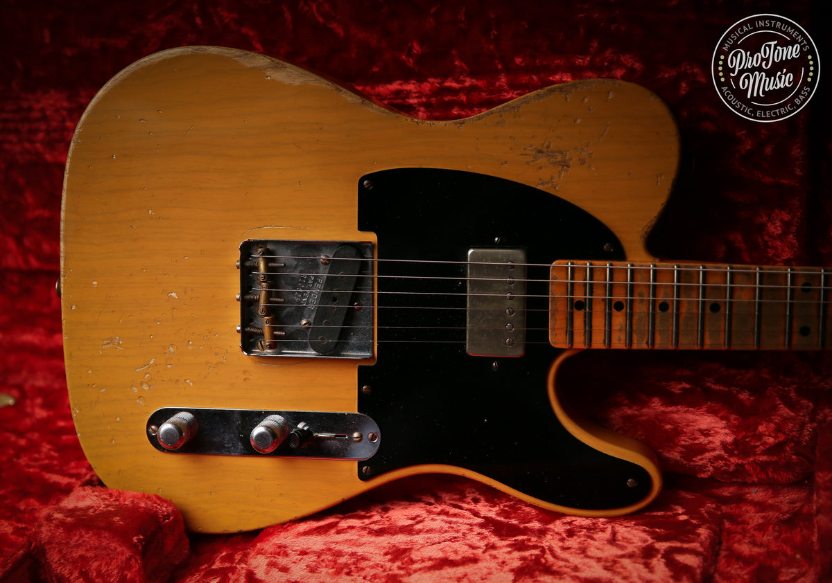 2011 Fender USA Custom Shop 52&#39; Telecaster Heavy Relic Butterscotch Blonde