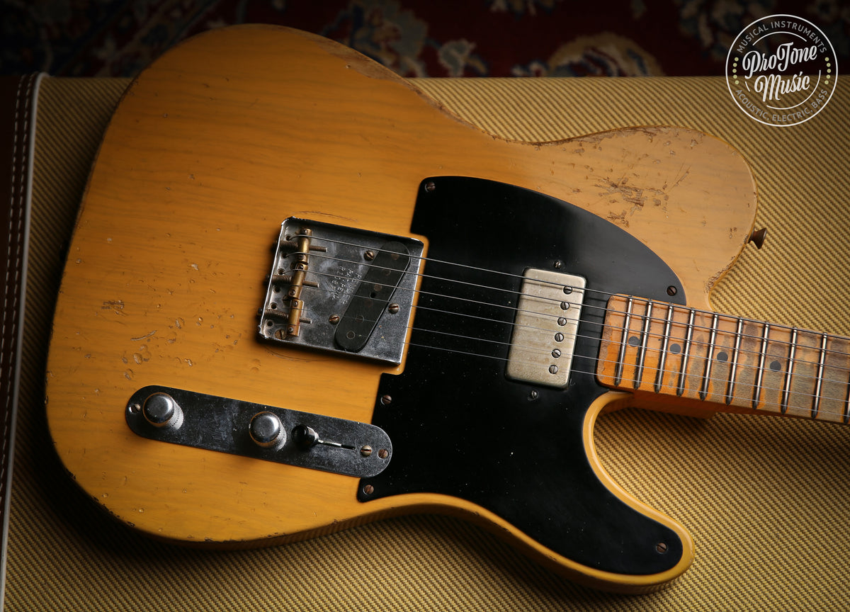 2011 Fender USA Custom Shop 52&#39; Telecaster Heavy Relic Butterscotch Blonde