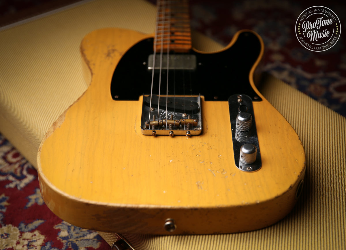 2011 Fender USA Custom Shop 52&#39; Telecaster Heavy Relic Butterscotch Blonde