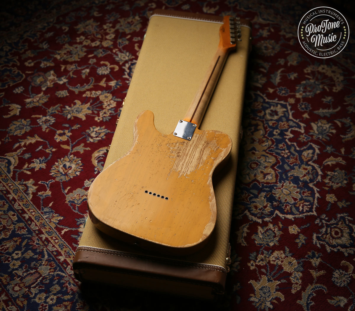 2011 Fender USA Custom Shop 52&#39; Telecaster Heavy Relic Butterscotch Blonde