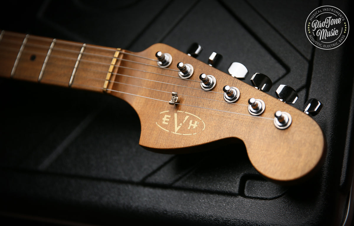 EVH Striped Series 78&#39; Eruption Black &amp; White