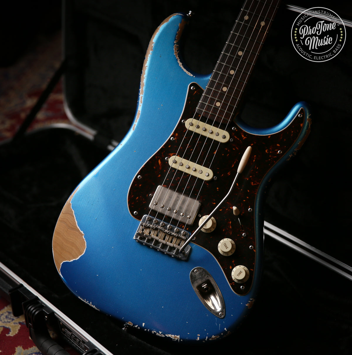 Xotic California Classic XSC-2 HSS Heavy Relic Lake Placid Blue - STUNNING!