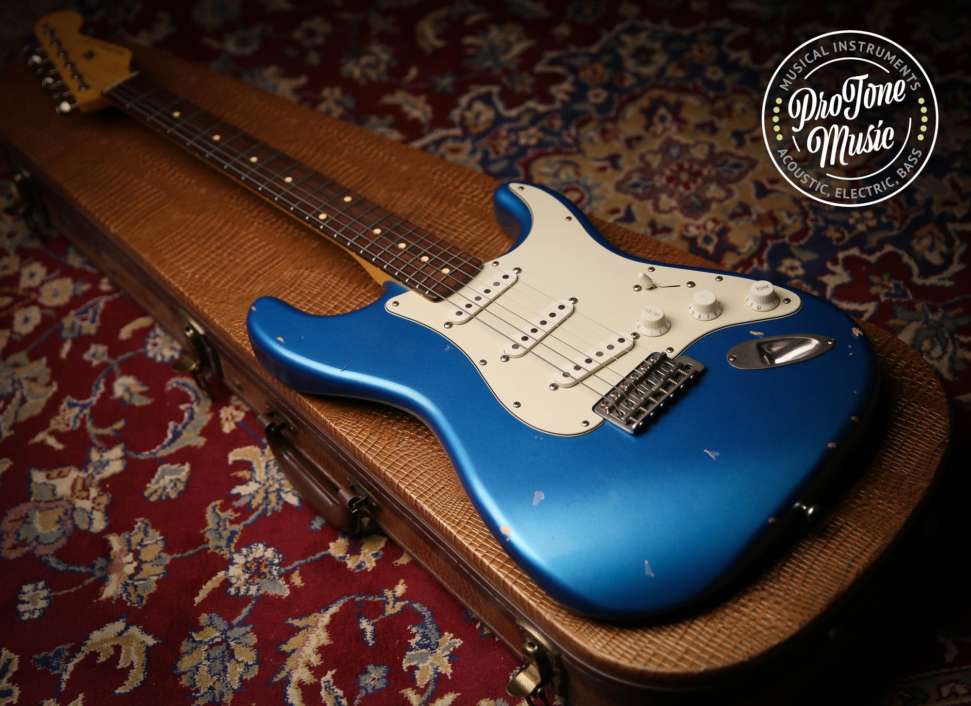 Nash S63 Relic Lake Blue & Hard Case | ProTone Music Limited