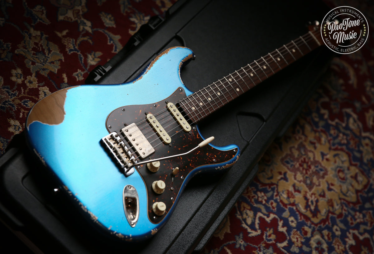 Xotic California Classic XSC-2 HSS Heavy Relic Lake Placid Blue - STUNNING!