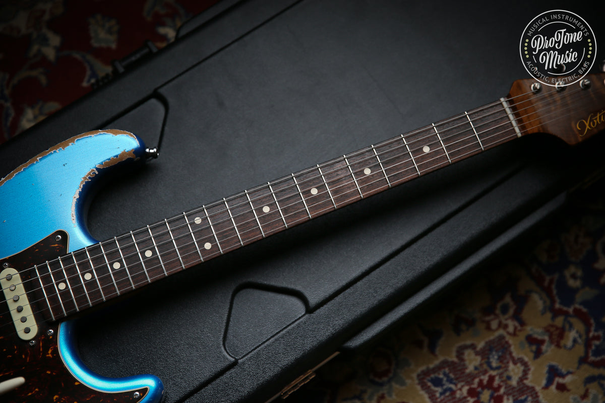 Xotic California Classic XSC-2 HSS Heavy Relic Lake Placid Blue - STUNNING!