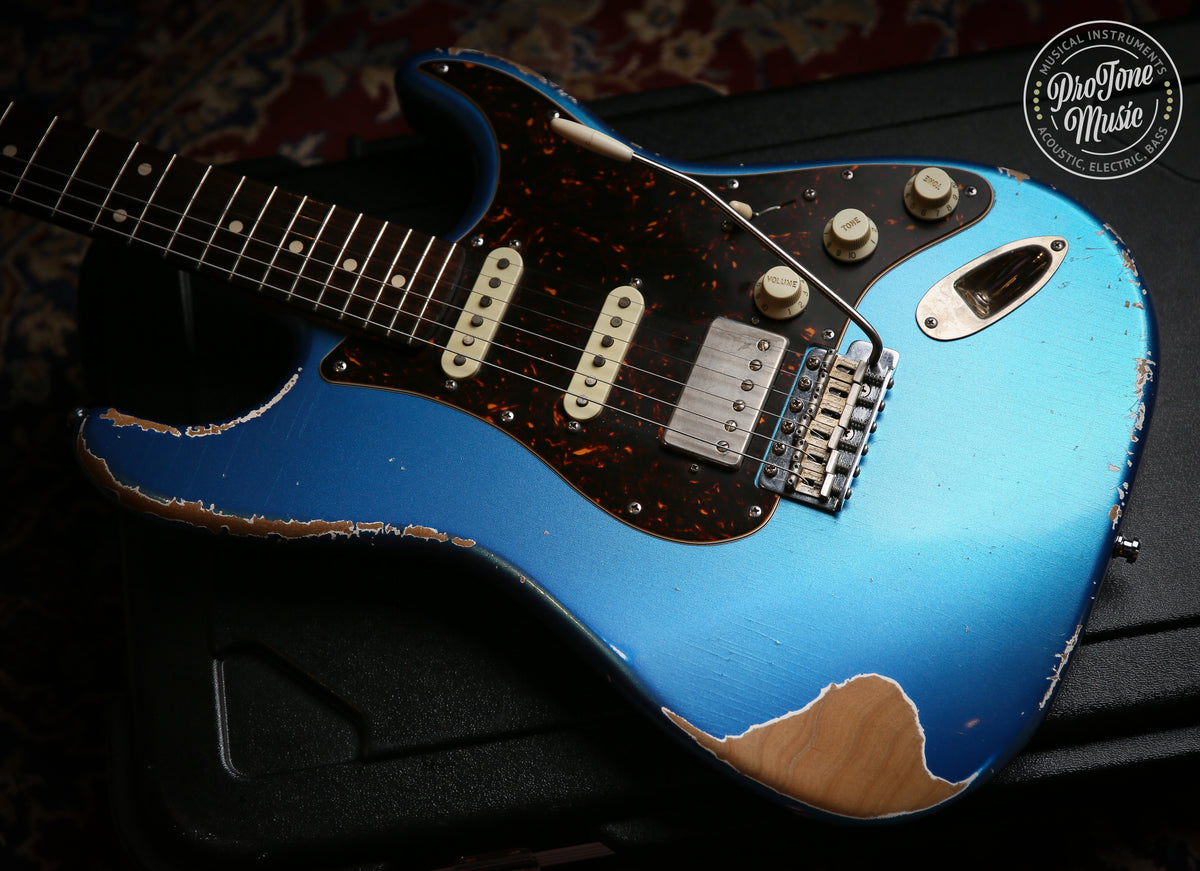 Xotic California Classic XSC-2 HSS Heavy Relic Lake Placid Blue - STUNNING!