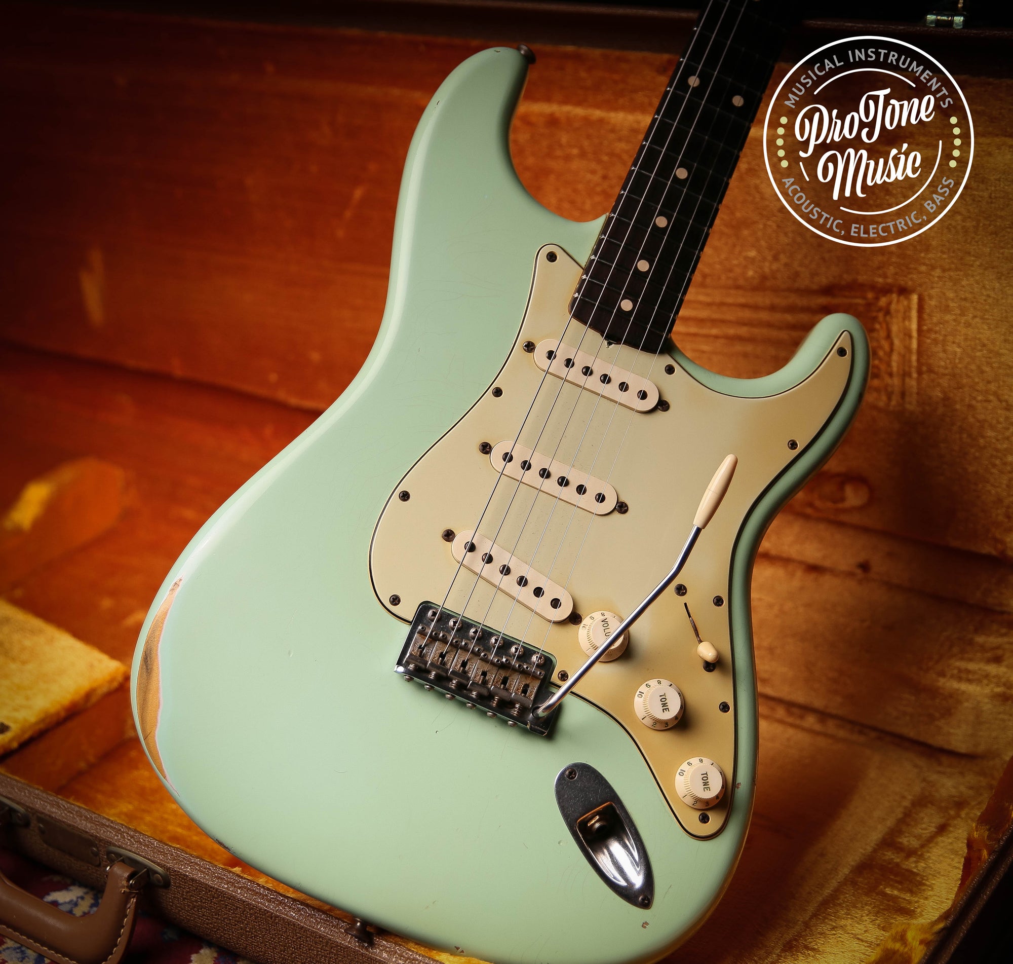 Fender USA Custom Shop 1960 Reissue Relic Stratocaster Surf Green 