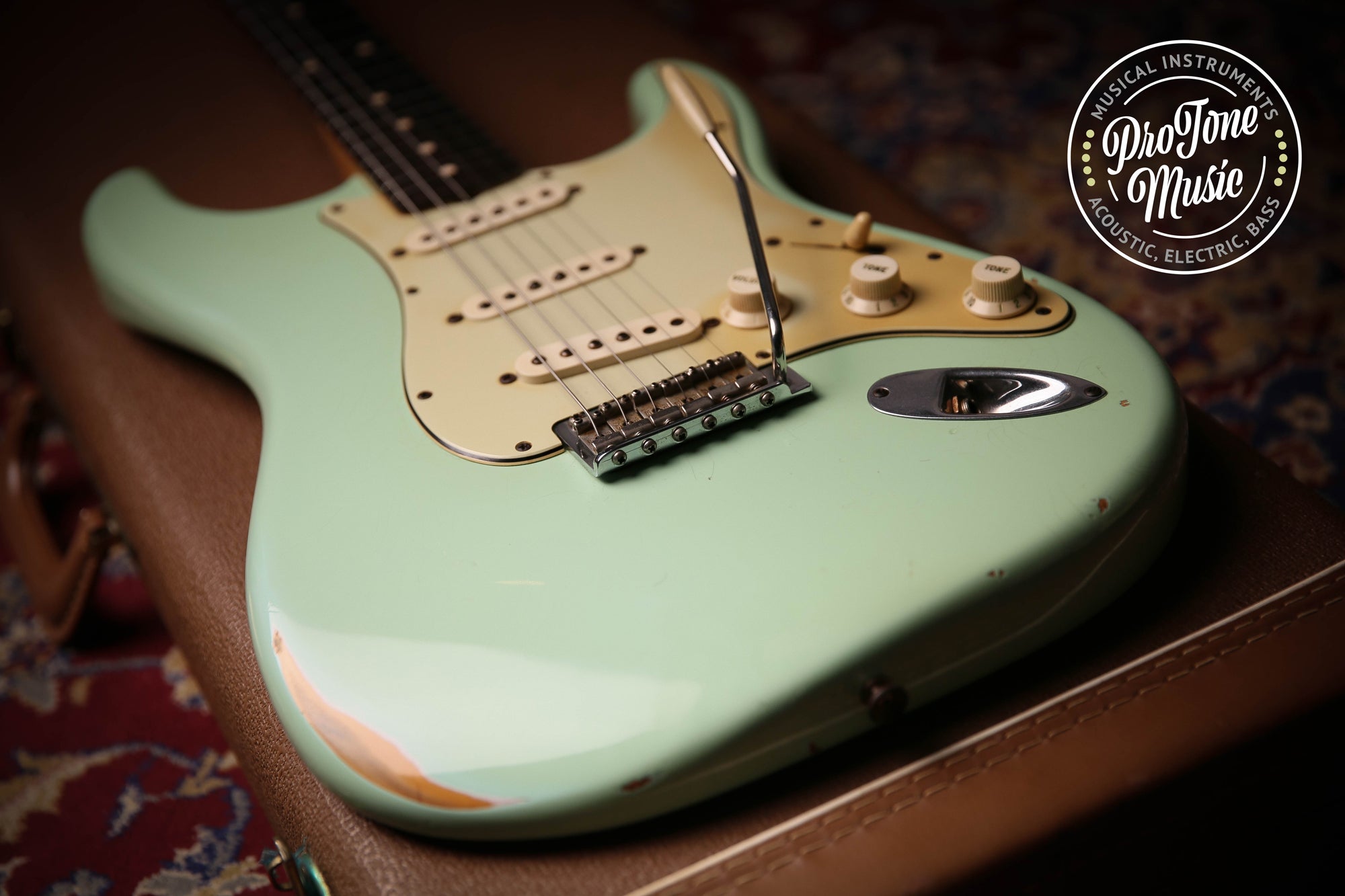 Fender USA Custom Shop 1960 Reissue Relic Stratocaster Surf Green 