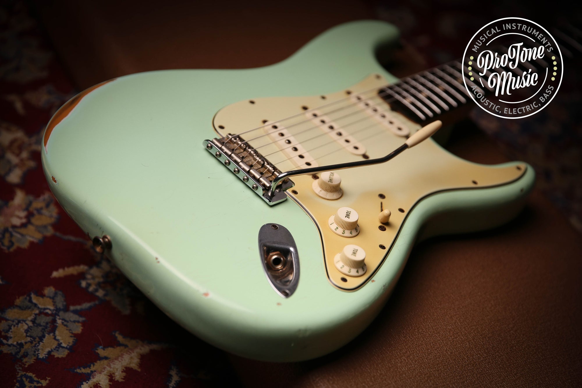 Fender USA Custom Shop 1960 Reissue Relic Stratocaster Surf Green 