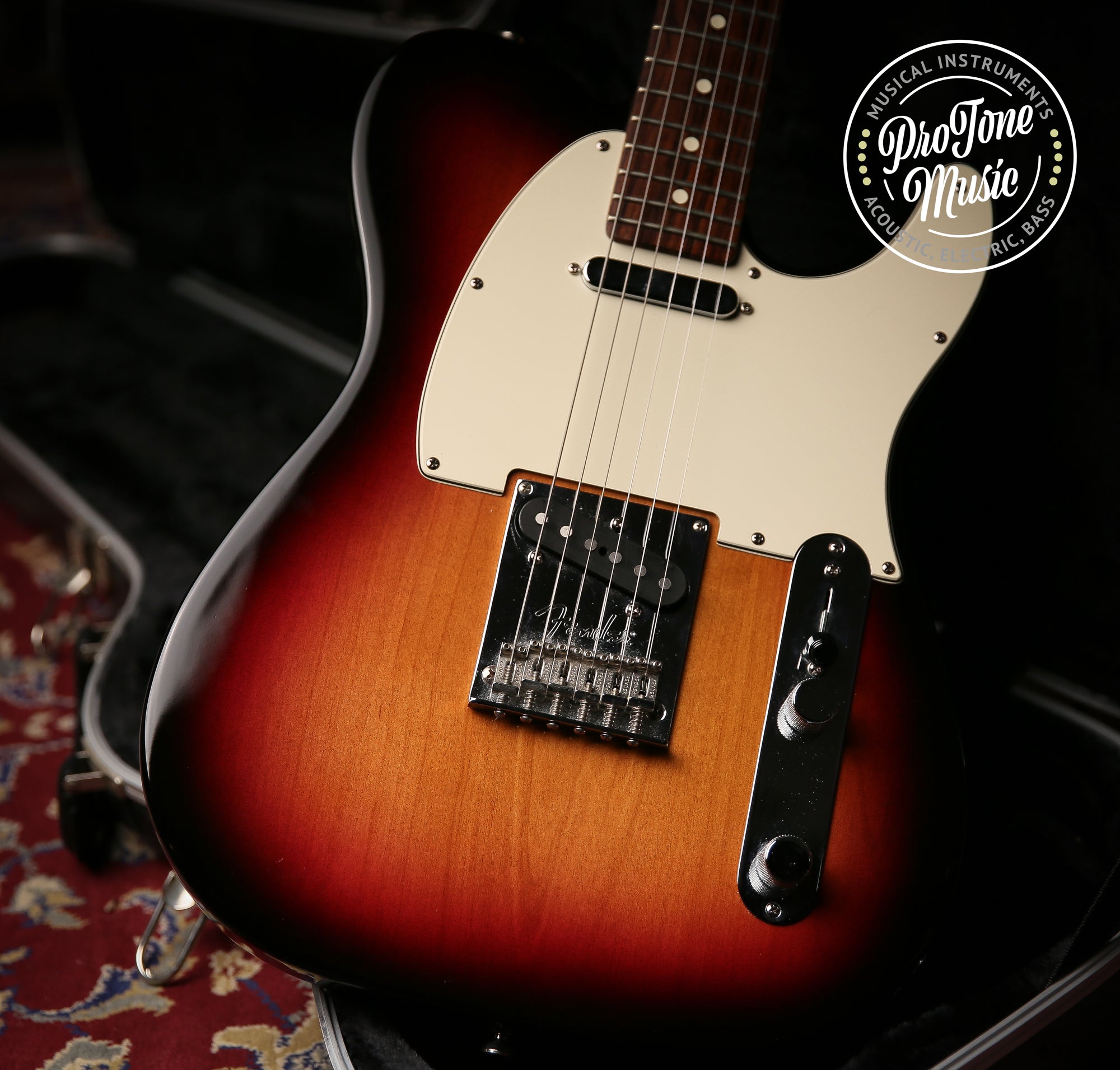 2008 Fender American Standard Telecaster Three Tone Sunburst | ProTone  Music Limited