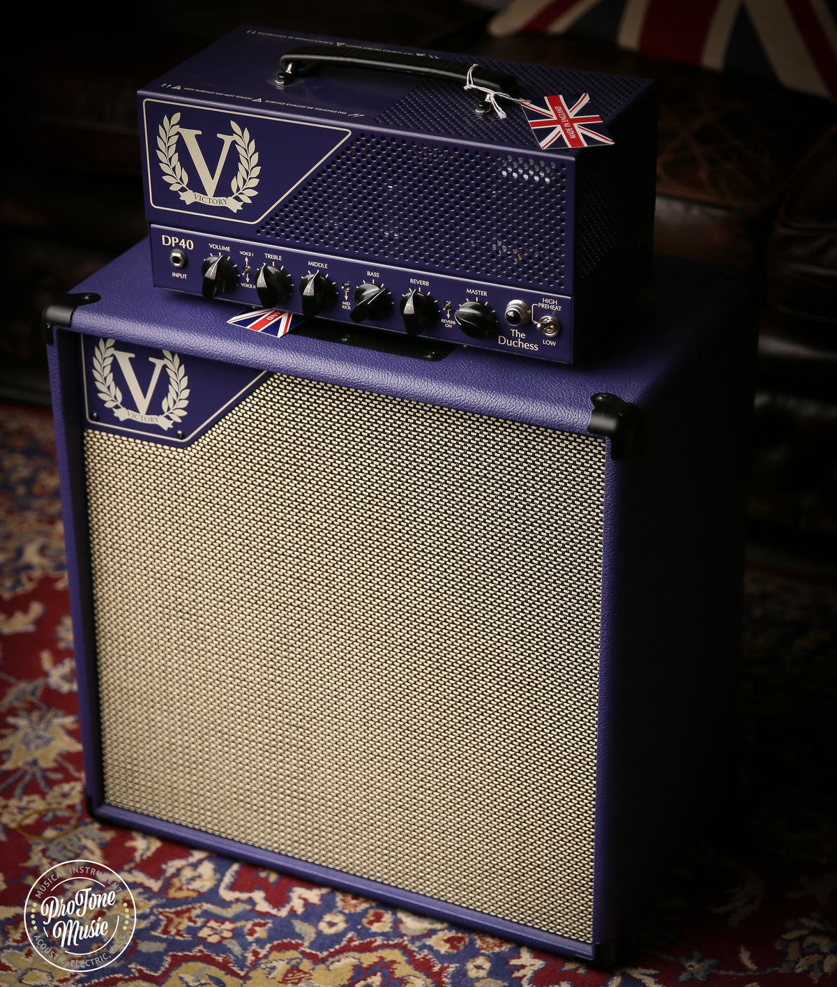 Victory Duchess DP40 Danish Pete Limited Edition Purple Head &amp; Cab - ProTone Music