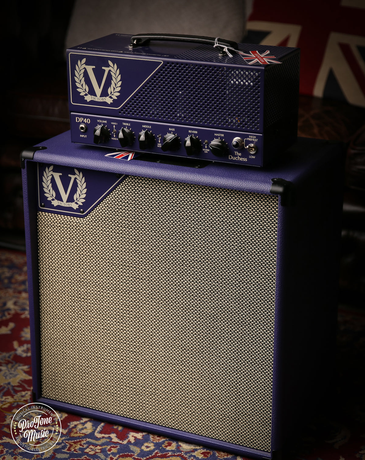 Victory Duchess DP40 Danish Pete Limited Edition Purple Head &amp; Cab - ProTone Music