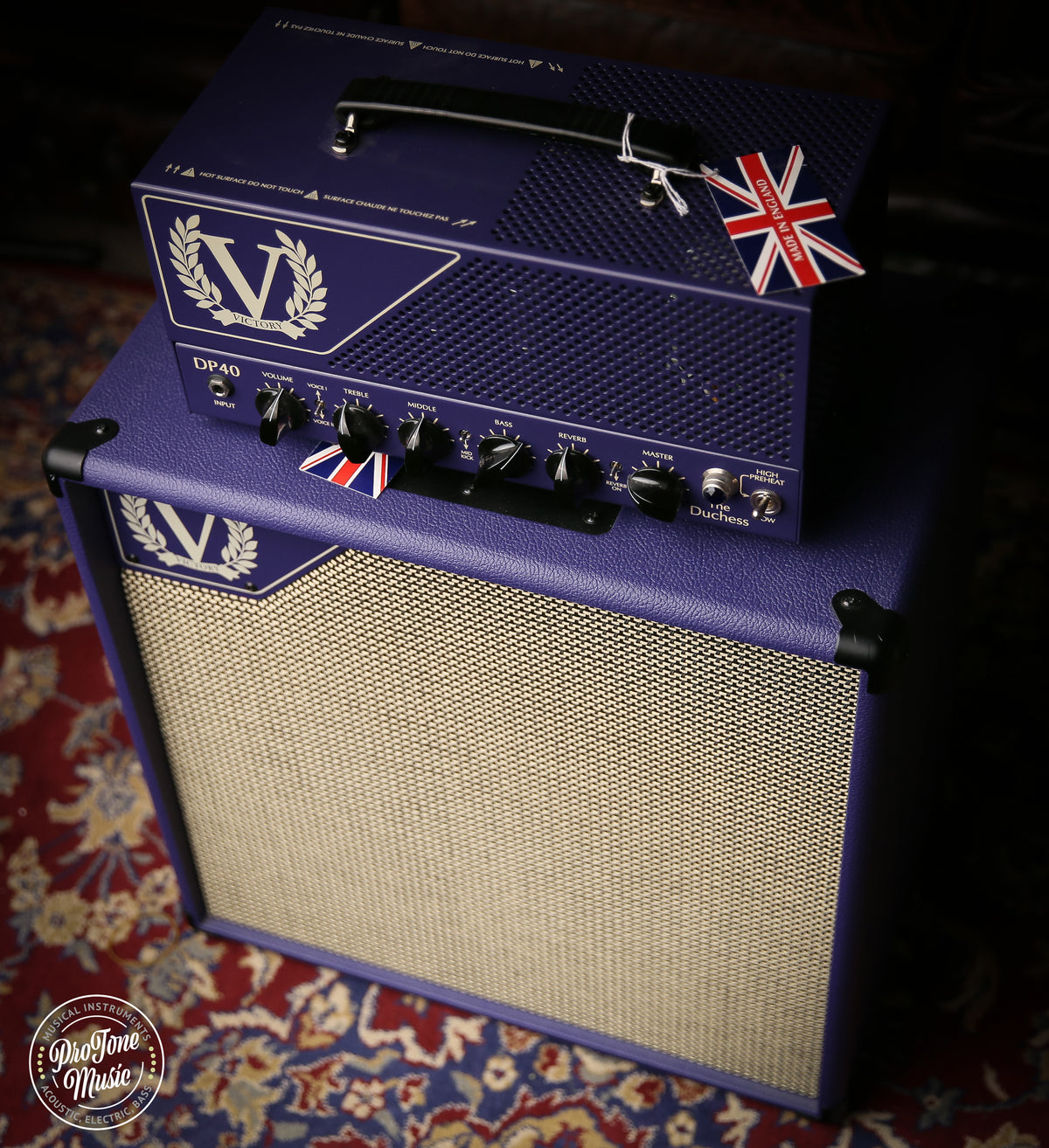 Victory Duchess DP40 Danish Pete Limited Edition Purple Head &amp; Cab - ProTone Music