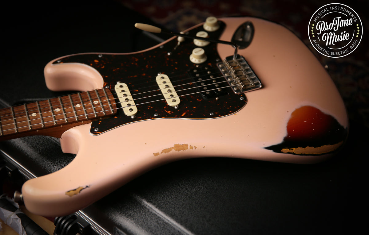 Xotic California Classic XSC-2 HSS Heavy Relic Shell Pink Over Sunburst - ProTone Music