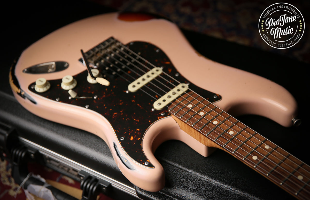 Xotic California Classic XSC-2 HSS Heavy Relic Shell Pink Over Sunburst - ProTone Music