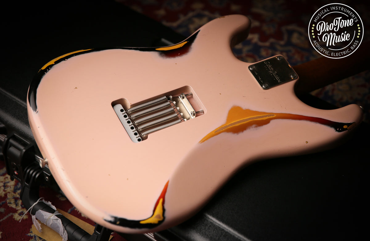 Xotic California Classic XSC-2 HSS Heavy Relic Shell Pink Over Sunburst - ProTone Music