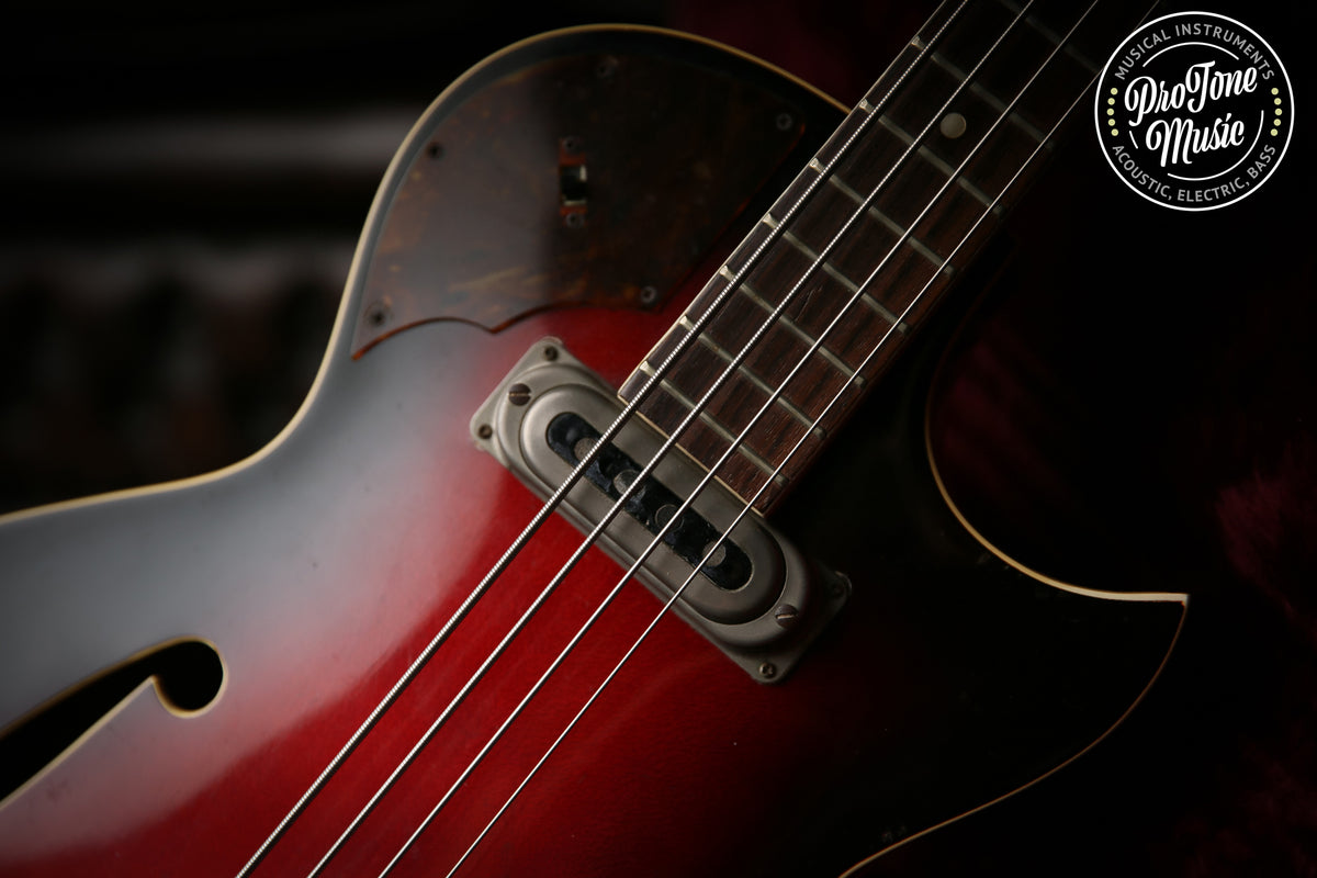 1950s/60s Framus Star Bass Red Burst &amp; Hard Case