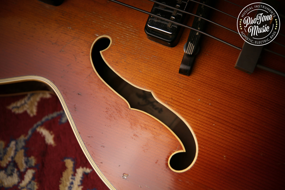 1960&#39;s Hofner President Bass No. 300 Vintage Sunburst