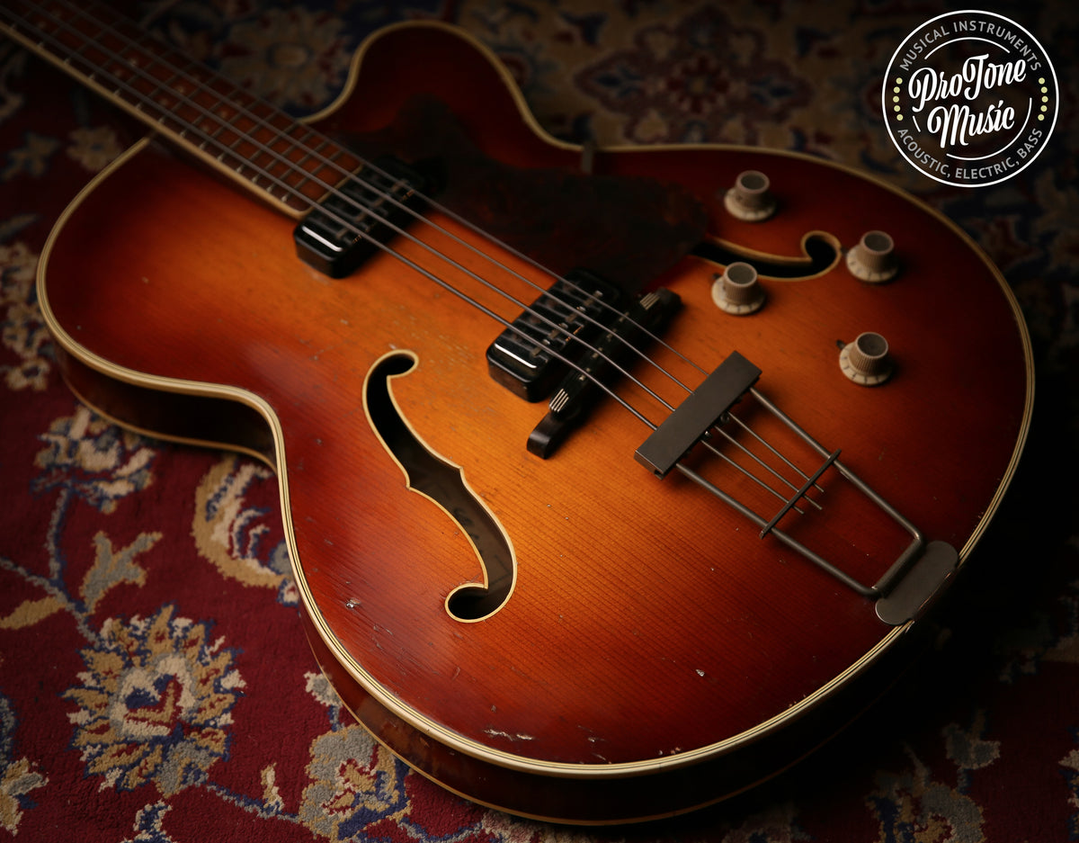 1960&#39;s Hofner President Bass No. 300 Vintage Sunburst