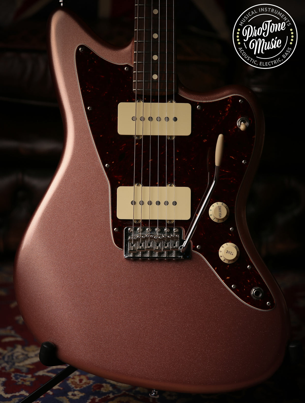 2018 Fender American Performer Jazzmaster Burgundy Mist &amp; Gig Bag