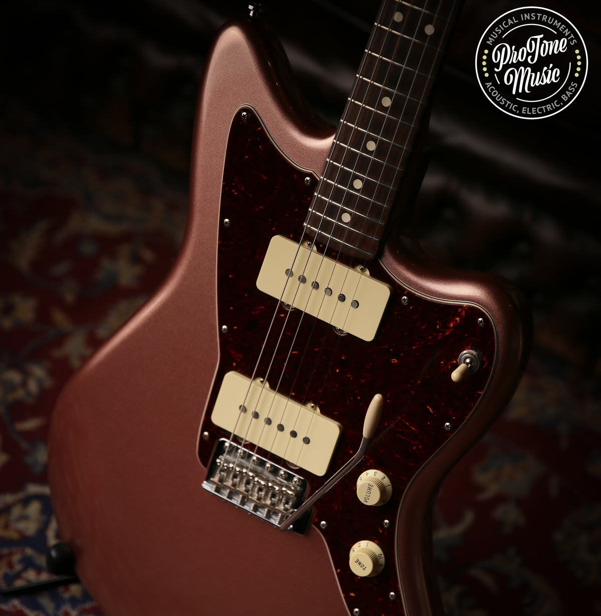 2018 Fender American Performer Jazzmaster Burgundy Mist &amp; Gig Bag