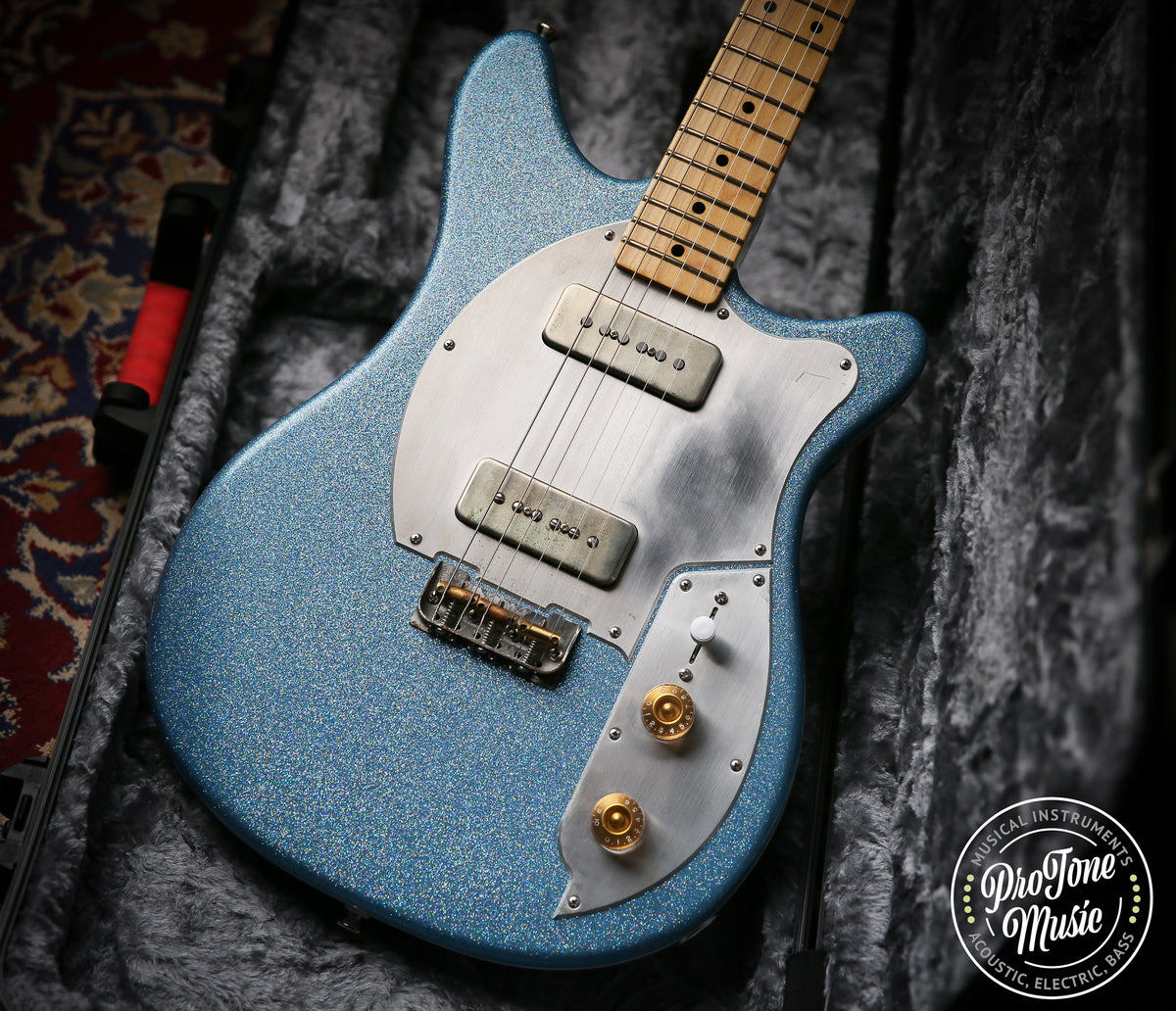 Hahn Model 112 Blue Sparkle &amp; Hard Case - ProTone Music